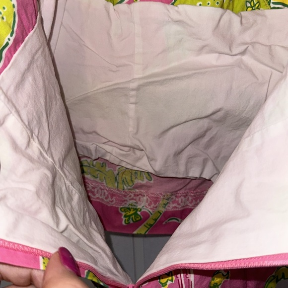 VINTAGE LILLY PULITZER PINK COTTON HALTER TOP SZ 8 - Picture 7 of 7